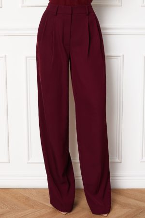 Angelica Burgundy Adjustable Pants
